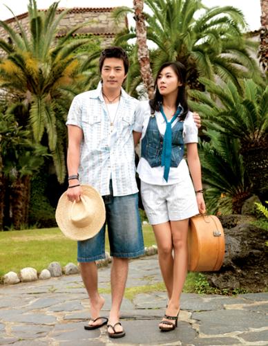 HAJIWON and KWANG SANG WOO - Korea's duo..top performers and commercial models... They seems so perfect to each other.. The duo that were seen in the movie LOVE SO DIVINE .