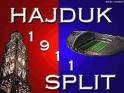Soccer club Hajduk/1911/ from Split - A Flag of soccer club Hajduk from Croatia,Split