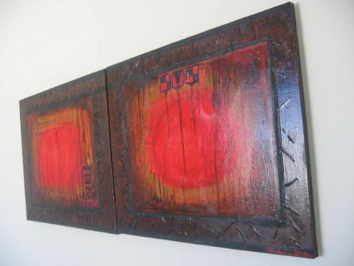 Oldage Vortex - Here is an abstract painting I did it's made out of acrylic paints. Be sure to visit my website www.adriannasgallery.info