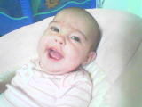 BIG smile - first really big smile i got from her. now she smiles like there's no tomorrow