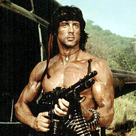 Rambo -Slyester Stallone - A favous sly movie