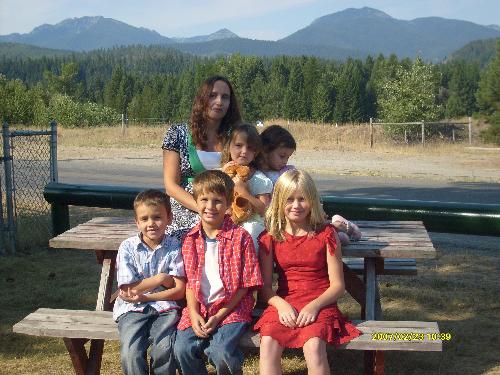 me and the kids - in Libby Montana
