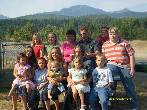 my big crazy family - in liby mt.