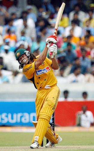 Andrew Symonds - Big man, Andrew Symonds, hitting hard for another six