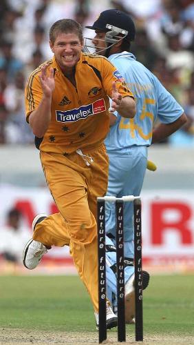 Hopes - Hopes celebrating a wicket