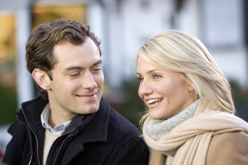 holiday - Jude Law and Cameron Diaz in The Holiday