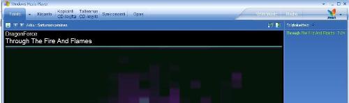 Music with WMP! - Listening to some Dragonforce with WMP (Windows Media Player)