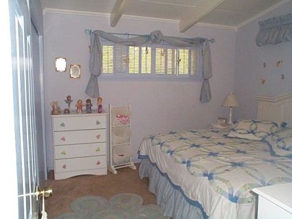 bedroom in my home - Windows should always be clear and easily accesible as shown in the photo