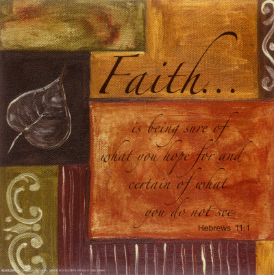 Faith - To believe without reason.
