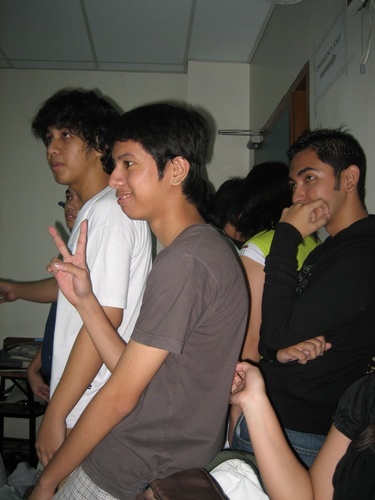 the train that hit you that was me - this picture is taken in our play our final exam in english friday october 5 2007. 11:00-12:00 it was also our last meeting in english but we all had fun in the acivity because of the efforts that we put together the event was a succes.