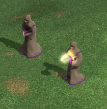 Heroes 4 - Life/Haven creatures: Monks - Monk Health: 55 Damage: 10-15 Population: 6 Cost: 550 Gold 	Shots: 12 Attack: 10 RangeAtt: 20 Defence: 22 (33 vs Death) RangeDef: 22 (33 vs Death) 	Mana: N/A Speed: 5 Movement: 6 AdvMove: 19 Killing XP: 107 Monks are resistant to Death Magic spells and take less damage from Death-aligned opponents. Has 50% magic resistance to Death Spells. Comments: A fair creature which has average HP and damage but good attack and defense ratings. However, the lack of specials make this creature very average, despite the good speed for a ranged attacker.