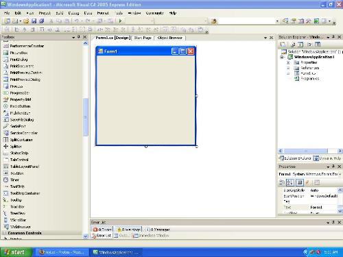 c sharp - a software programming language . easy to learn a completely free software relesed by microsoft.visual stusio 2005