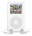 This is an Apple i Pod - An Apple i Pod, the gadget in the most demand. It is produced by Apple company, and copied by companies like Sony,etc. It plays Video, Audio and has a large variety of add-ons for it that makes it different from an ordinary MP3/MP4 Player.