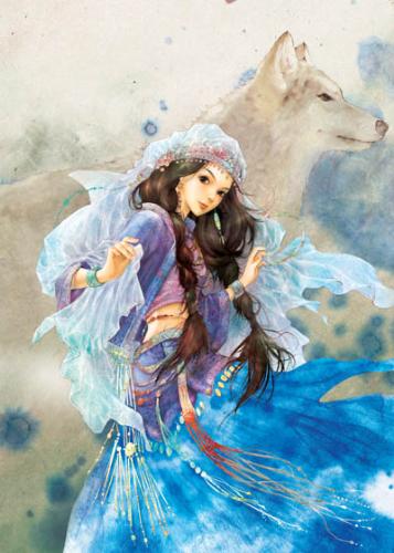 cartoon - This picture was described by LiKun.She is a smart girl,she is very good at cartoon.She is one of the people who i want to study