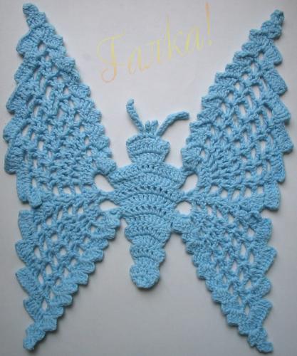 more batterfly - batterfly made by crochet try it yourself it's easy to do