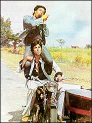 favourite movie-scene from sholay hindi film - this is an image from the hindi film sholay starring amitabh bacchan and dharmendra favourite movie-scene from sholay hindi film - this is an image from the hindi film sholay starring amitabh bacchan and dharmendra