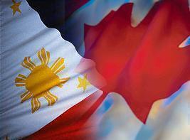 Fil-Canadian - This photo is really nice showing a flag of Canada and Philippines my homeland.. Proud to be a Filipino living in Canada .. Love both em' both!