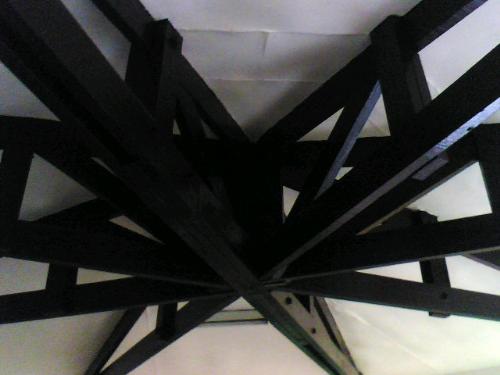 Gazebo Ceiling - The view when you look up from the inside of my favorite hangout place during my college days.