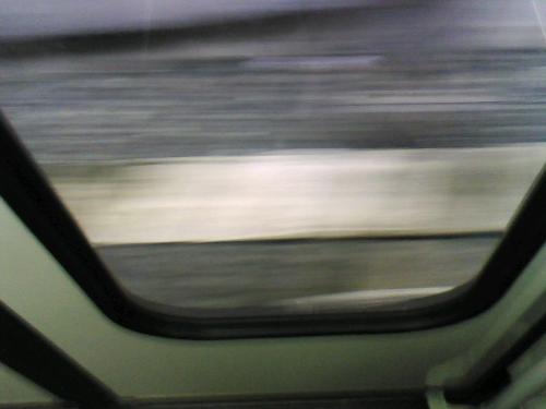 MRT in Transit - View from the window of the MRT.