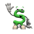 Cute dollar sign waving - Dollar Waving