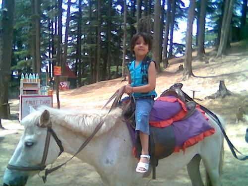 horseriding - My daugher enjoying a horseride