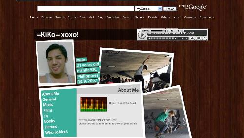 my myspace profile is cool isn't? - isn't really cool? What u think?
