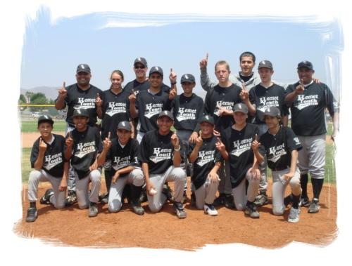 The Desert Champs - This is a picture of my son's Pony League Baseball Team. It was taken right after they won the championship game.