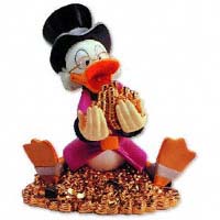 Scrooge - "Money money money, must be funny, in a richman&#039;s world"