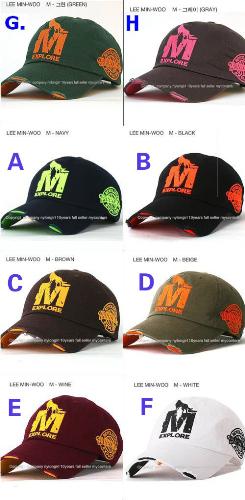 Wolf-M Cap Design #1 - There were several design from 1st batch of Wolf-M cap. The designer was Shinhwa member - Min Woo.