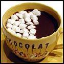 I love the marshmallows - Hot chocolate with marshmallows