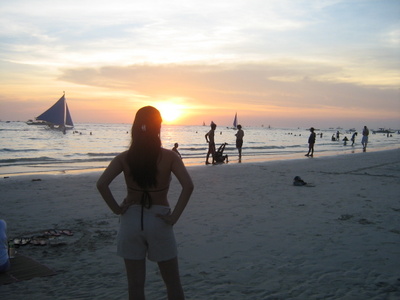 Boracay Sunset - The sunset in boracay is simply breathtaking.
