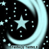 moon and star - blue moon and stars icon