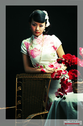 Chinese cheong sam - The Chinese cheong sam is very beautiful