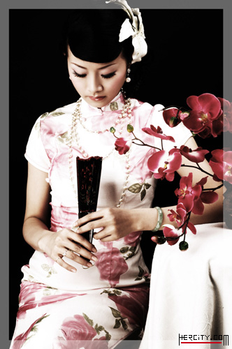 Chinese cheong sam  - I like it very much