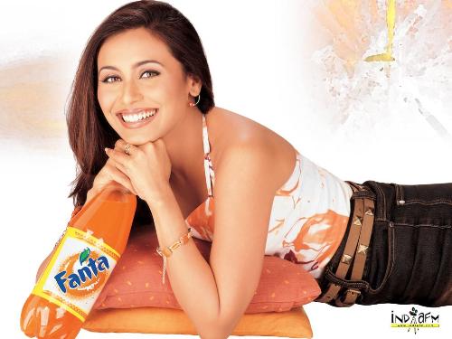 rani mukerji.. - a good ad for fanta....