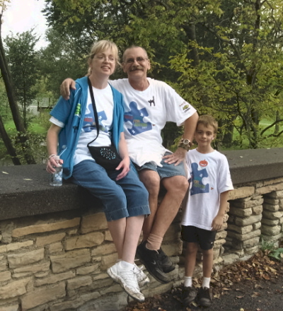 Wife Me Grandson - Myself, my wife Debbie and our oldest grandson Tyler (8)