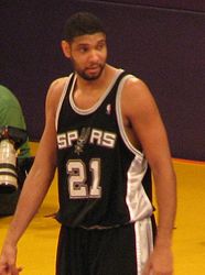 Tim Duncan - Tim Duncan, one of the best NBA players.