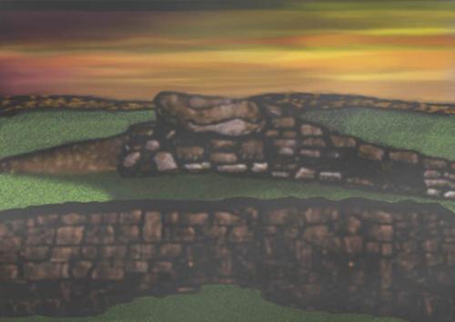 Erehwon - Giclee on canvas 16' x 20'