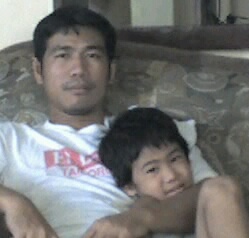me and my son - john daniel with me in the pic