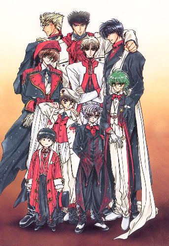 CLAMP Bishounens - A group of CLAMP bishounens :)