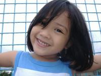 heart angel - my 4-year old godchild..
