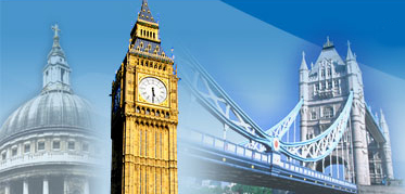 London, England - St. Paul's Cathedral, Big Ben's Clock Tower, Tower Bridge