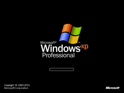 windows xp boot screen - Microsoft windows xp proffessional bootscreen