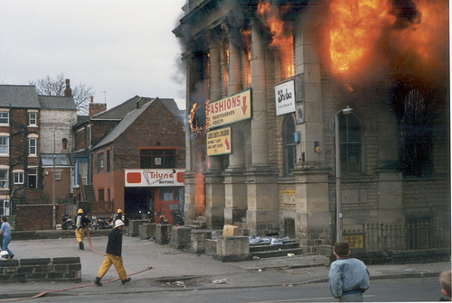 Fire out break - Fires like this are a result of arson