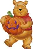 Happy Hallowe'en! - Pooh with a jackolantern!
