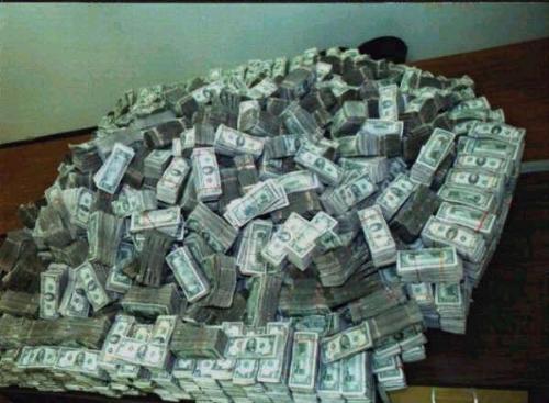 money - A massive pile of cash