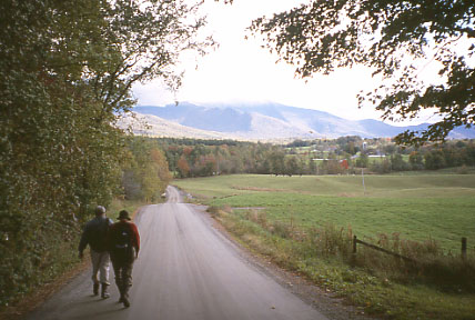 hiking - a picture of hiking people in a beutiful setting