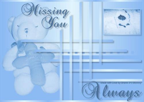 missing you - missing someone terribly