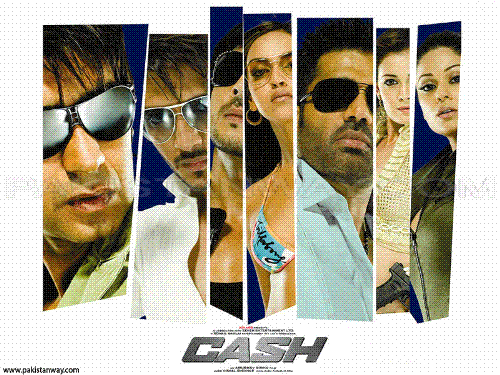 cash - This is a Promotional picture of the cast members from the new Bollywood Movie CASH.