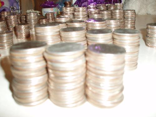 state quarters - pile of different state quarters